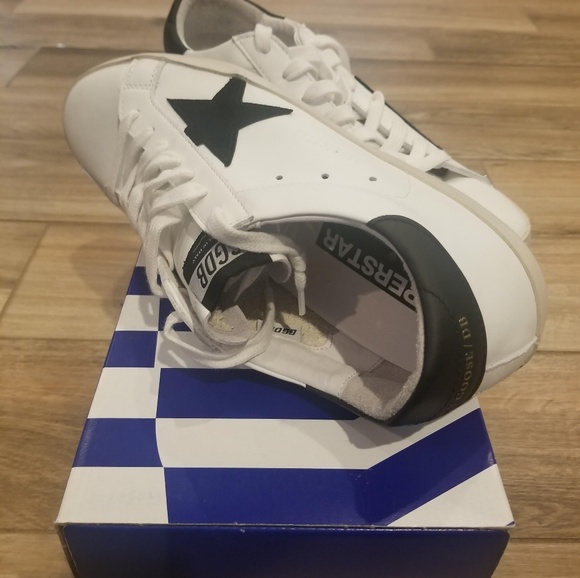 New! Men's Golden Goose Superstar Sneakers - Picture 6 of 8